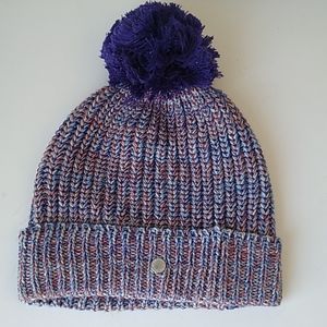 Kooringal Australia purple knit pom pom beanie